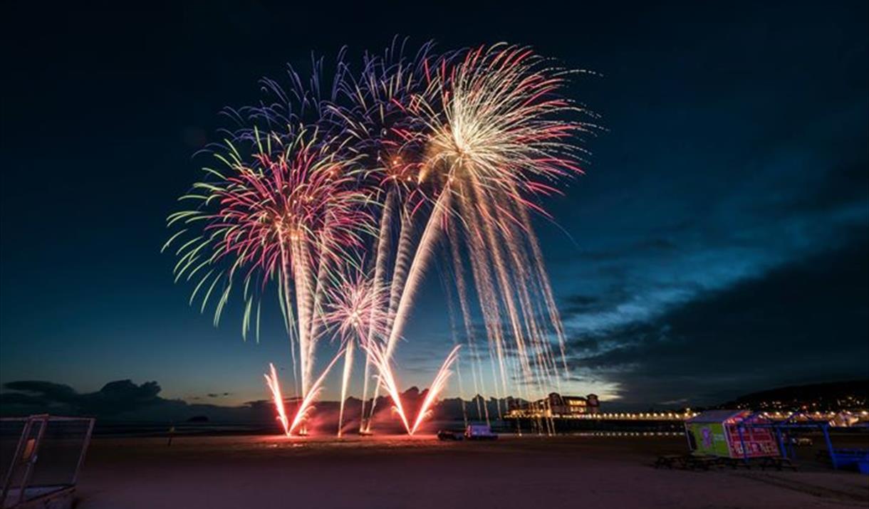Grand Pier Fireworks September Visit WestonsuperMare